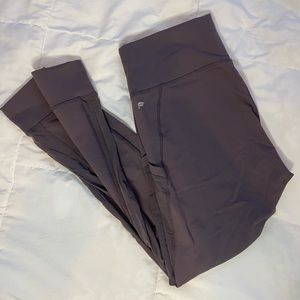 Purple Mesh Fabletics Leggings with Leg Pockets